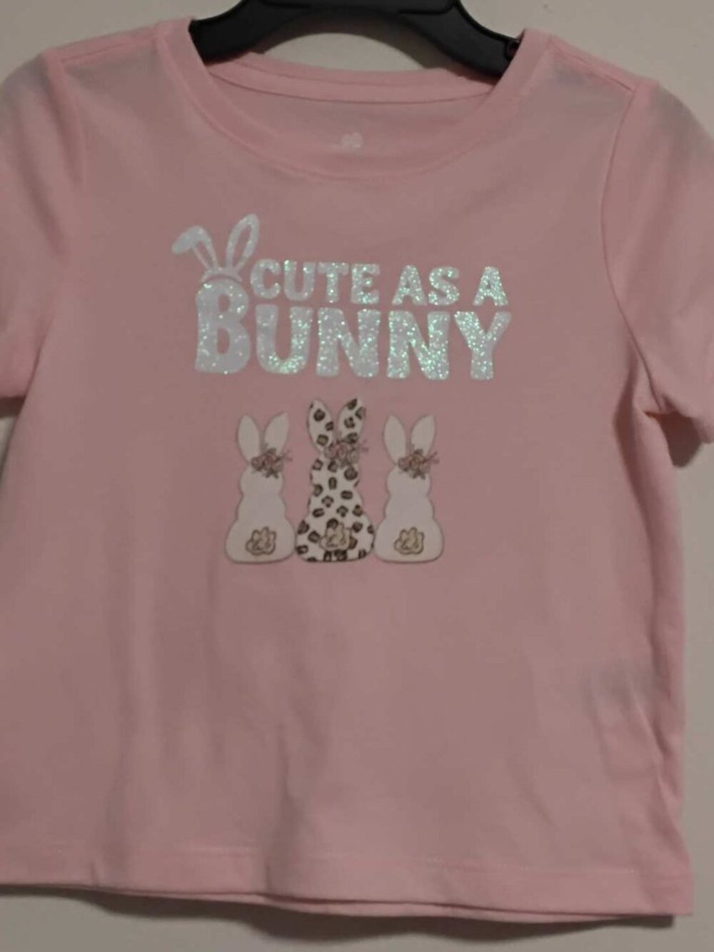 18M Cute As A Bunny Upcycled Tee